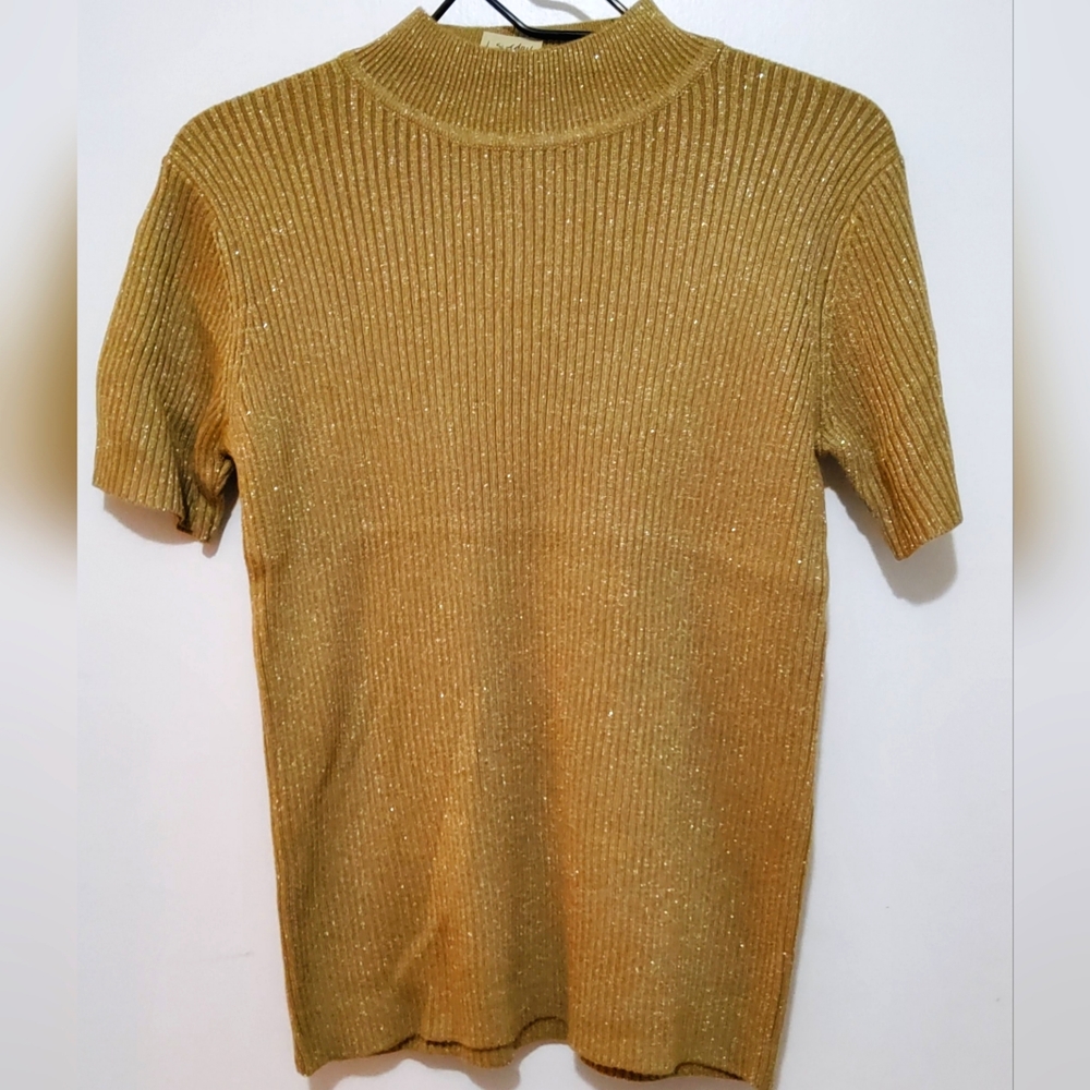 Susan Graver short-sleeved top LSWT044